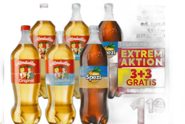 Almdudler original, zuckerfrei od. spezi